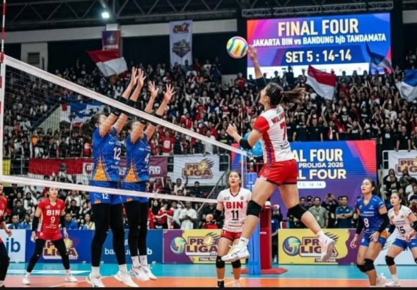 Duel Sengit Dua Tim Papan Atas di Liga Voli Pekan Ini